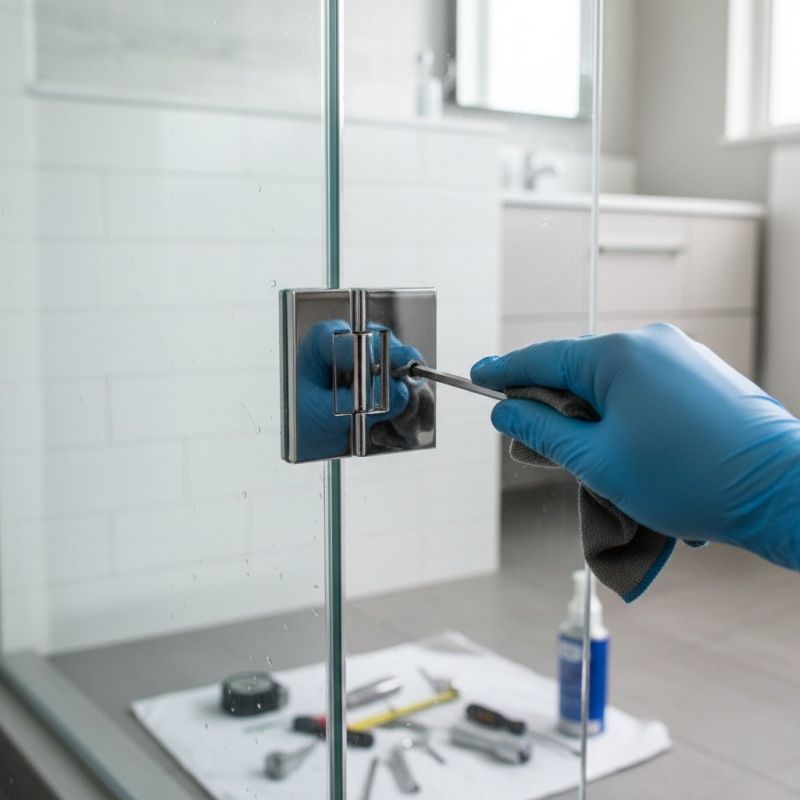 Hinged Shower Door Removal Service