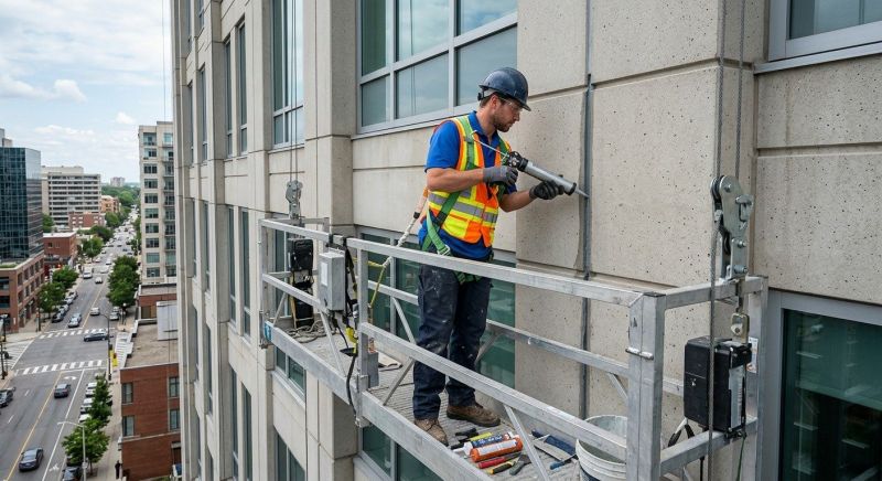 Commercial Window Caulking in Overland Park, KS