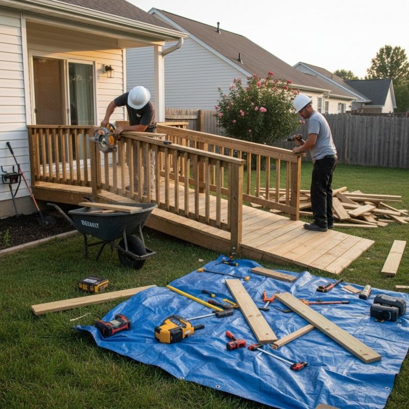 Handicap Ramp Repair in Denver County, CO