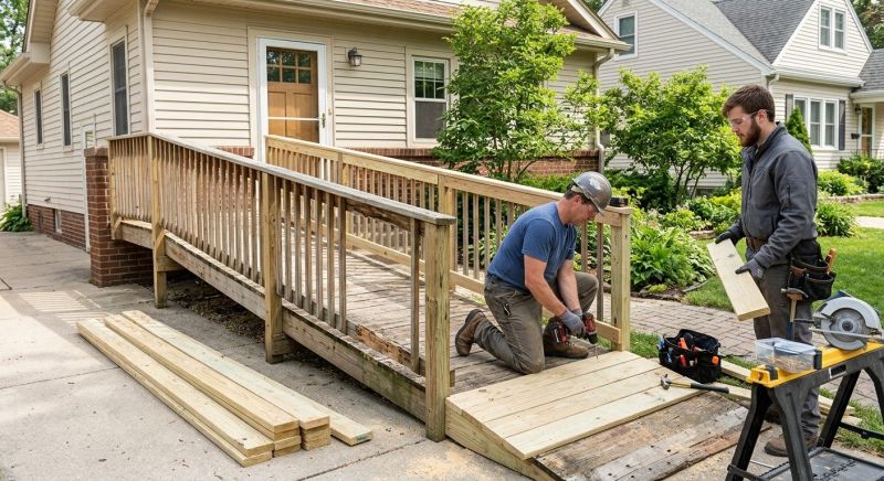 Handicap Ramp Repair in Kansas City, KS