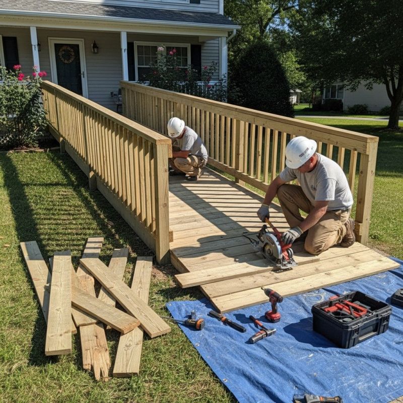 Wood Ramp Repair in Alpharetta, GA