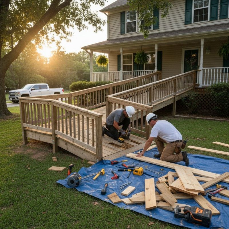 Wood Ramp Repair in Wilmington, NC
