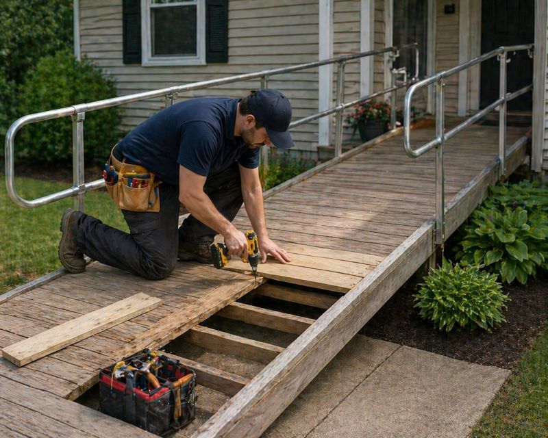 Wood Ramp Repair in Overland Park, KS